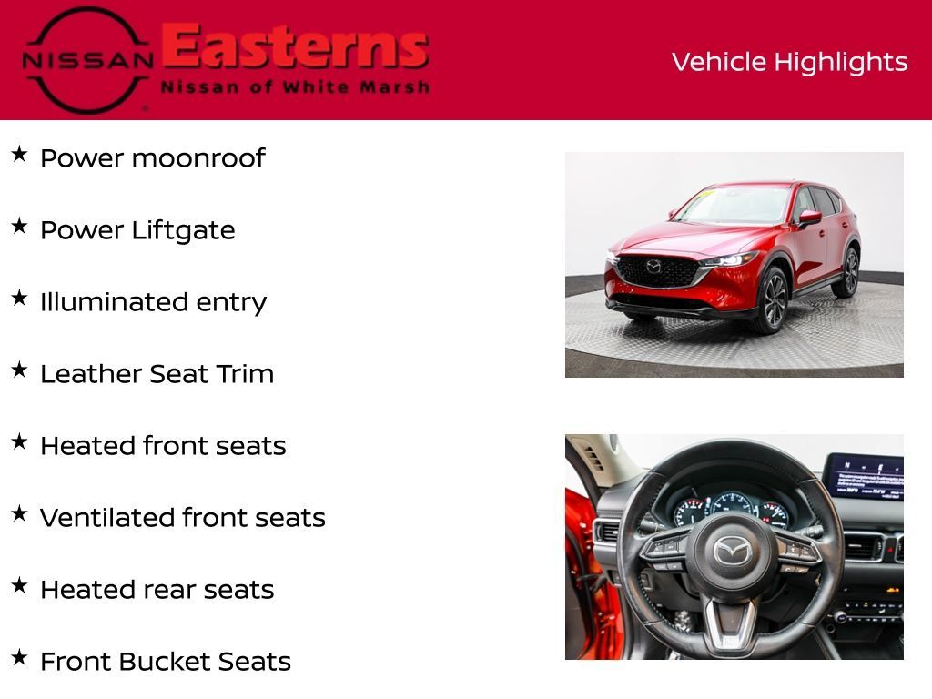 2023 MAZDA CX-5 2.5 S Premium Plus Package White Marsh MD