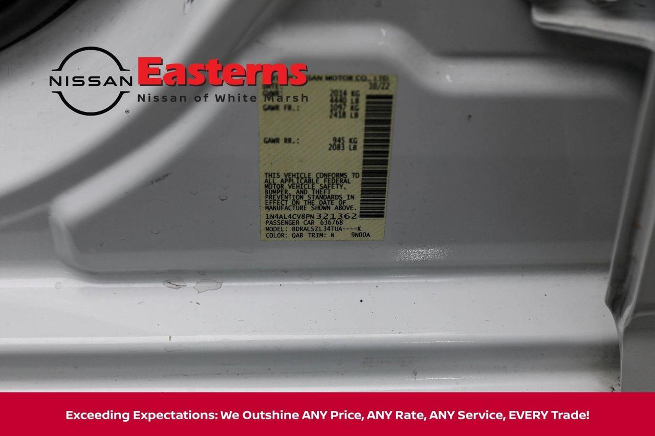 2023 Nissan Altima 2.0 SR White Marsh MD