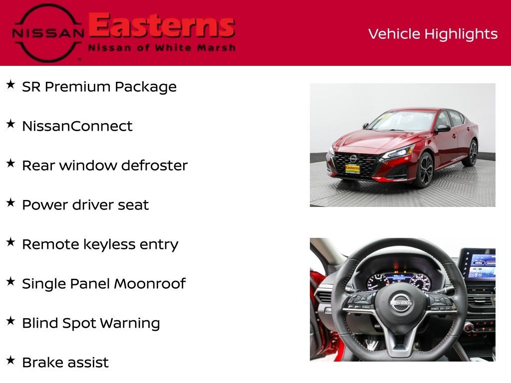 2023 Nissan Altima 2.5 SR White Marsh MD