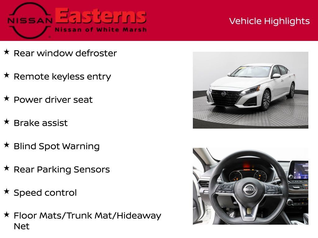 2023 Nissan Altima 2.5 SV White Marsh MD