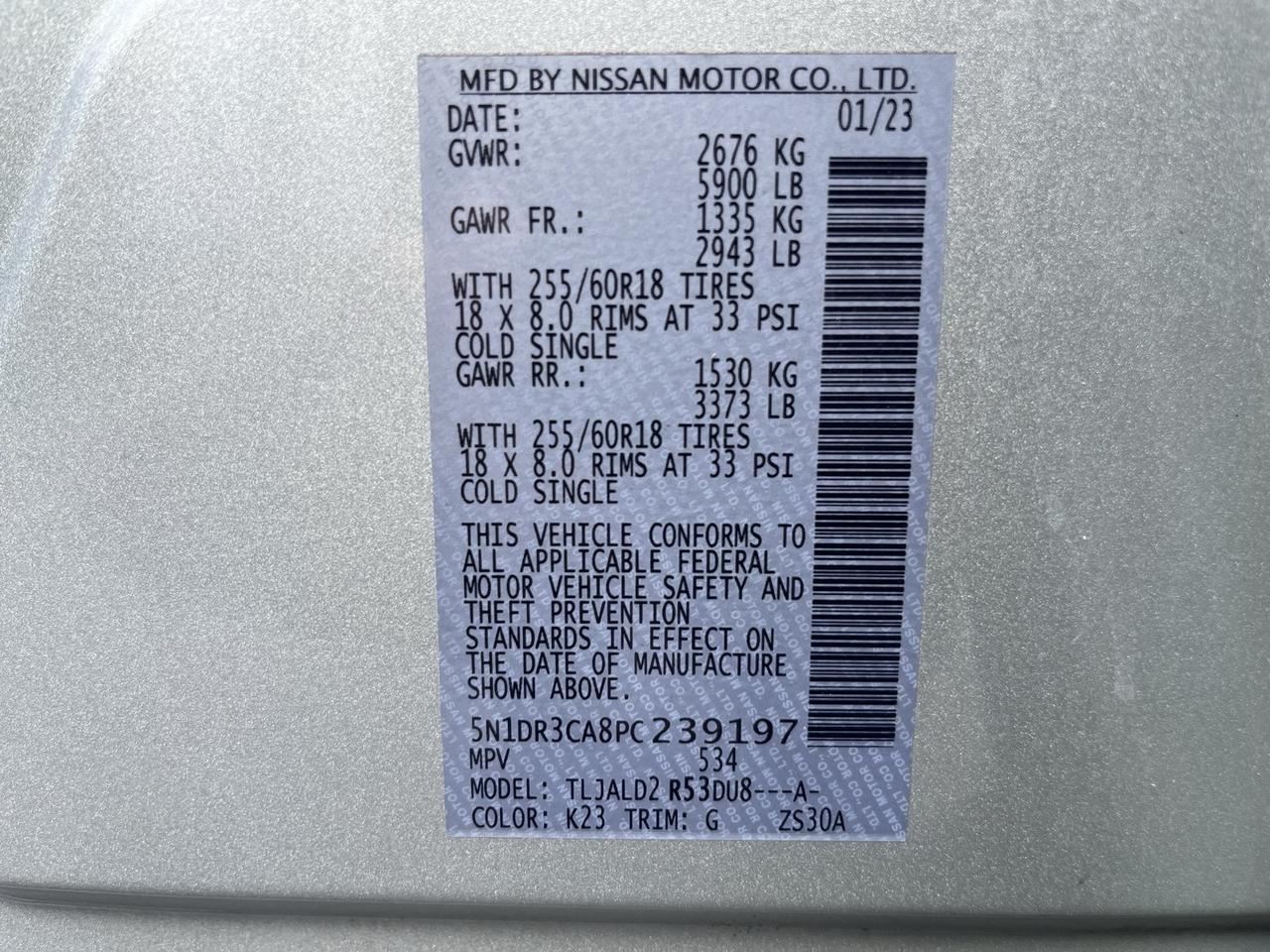 2023 Nissan Pathfinder SL Glen Burnie MD