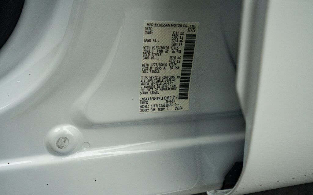 2023 Nissan Titan SV White Marsh MD