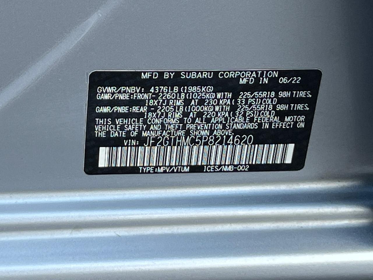 2023 Subaru Crosstrek Limited Hagerstown MD