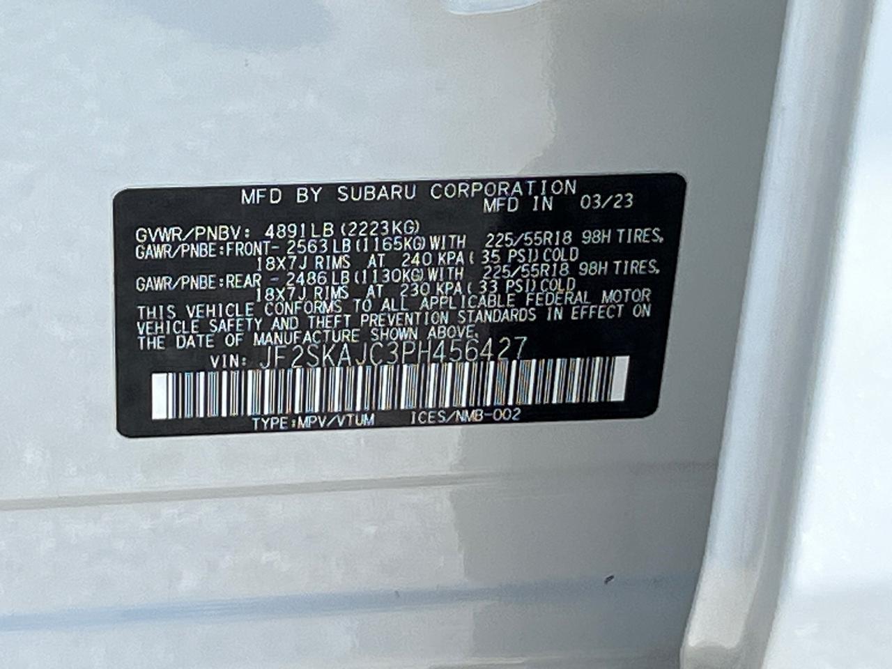 2023 Subaru Forester Sport Hagerstown MD