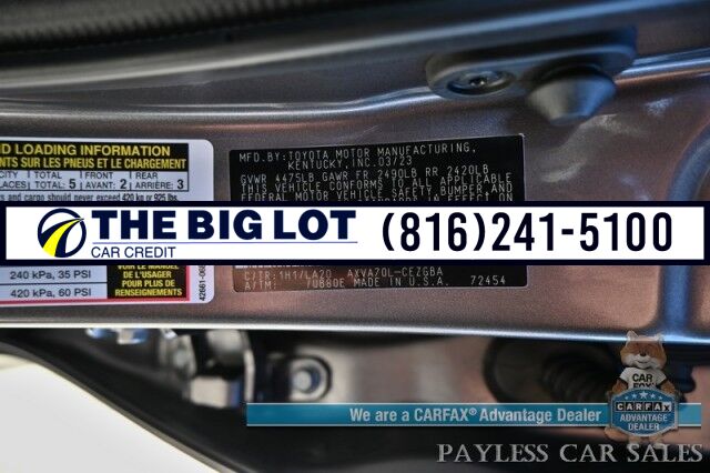 2023 Toyota Camry XLE / Cold Weather Pkg / Heated Leather Seats & Steering Wheel / Adaptive Cruise / Lane Depart & Blind Spot / Apple CarPlay & Android Auto / Back Up Camera / Keyless Entry & Start / 38 MPG / 1 Owner Banglore