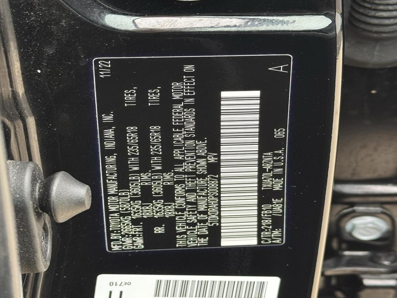 2023 Toyota Highlander L Fredericksburg VA