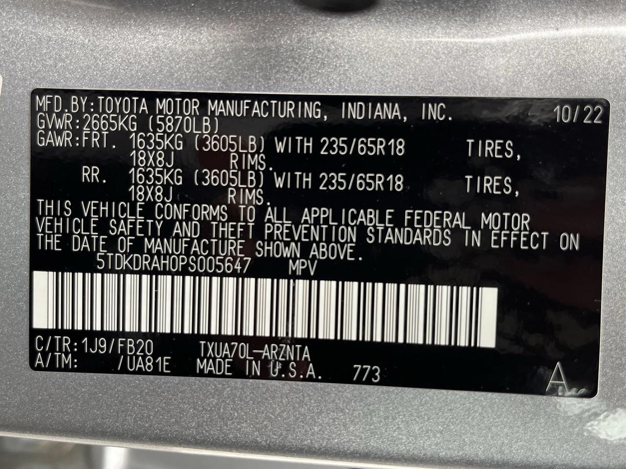 2023 Toyota Highlander LE Glen Burnie MD