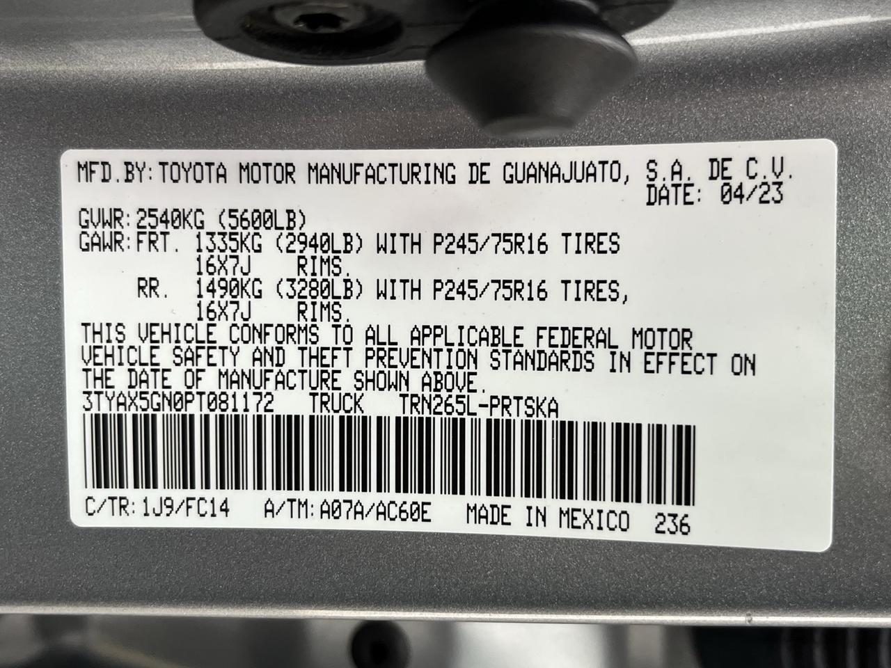 2023 Toyota Tacoma SR5 Glen Burnie MD