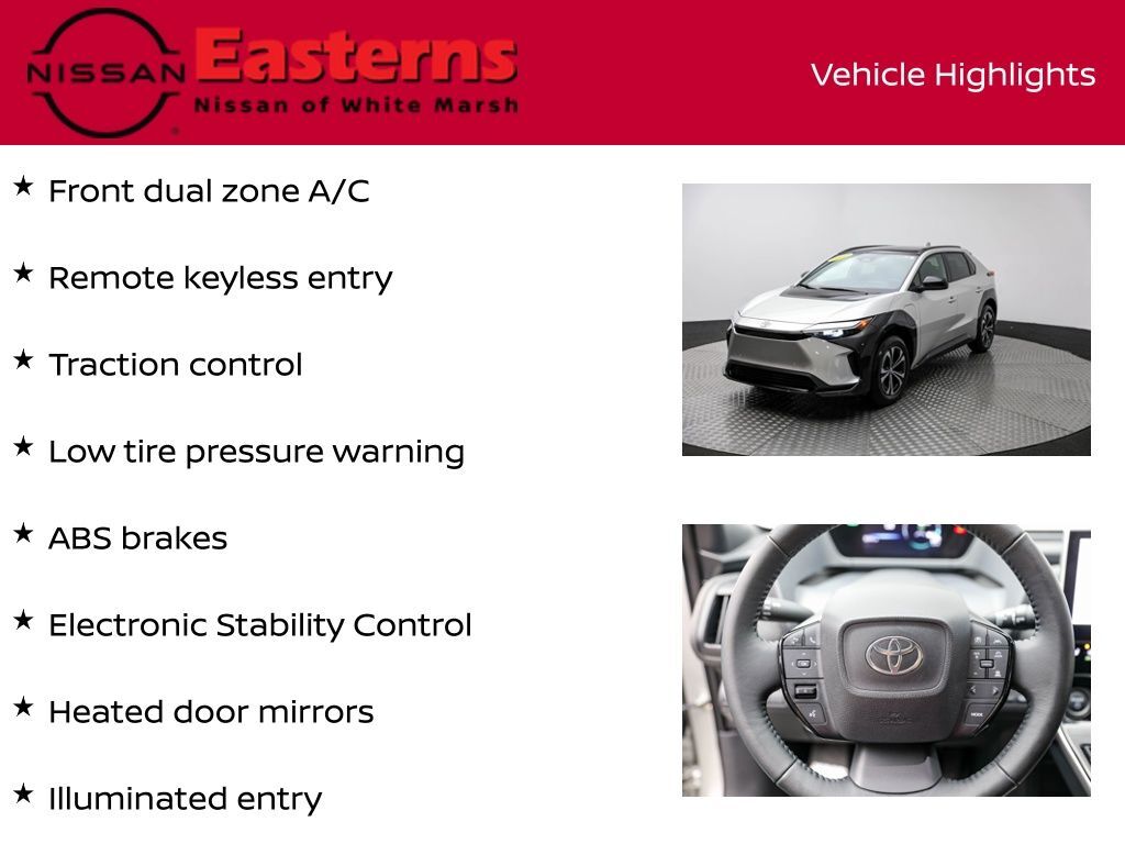 2023 Toyota bZ4X XLE White Marsh MD