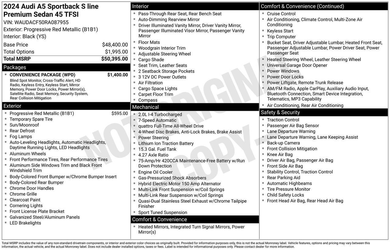 2024 Audi A5 Sportback Premium Oak Ridge TN