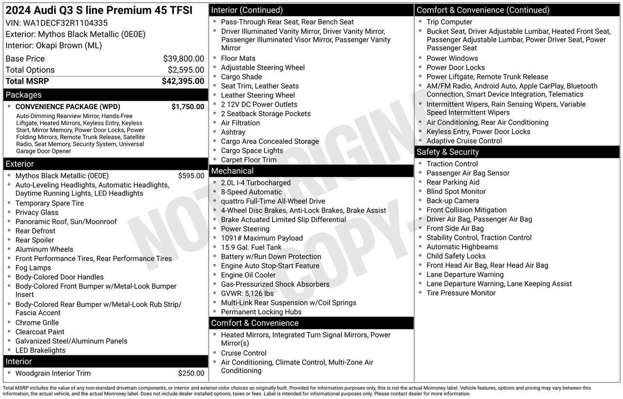 2024 Audi Q3 Premium Oak Ridge TN