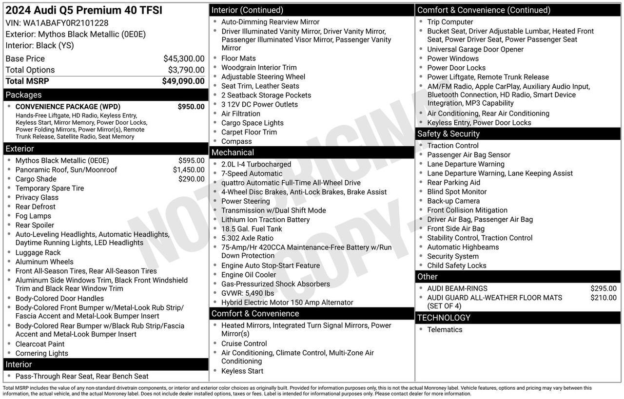 2024 Audi Q5 40 Premium Oak Ridge TN