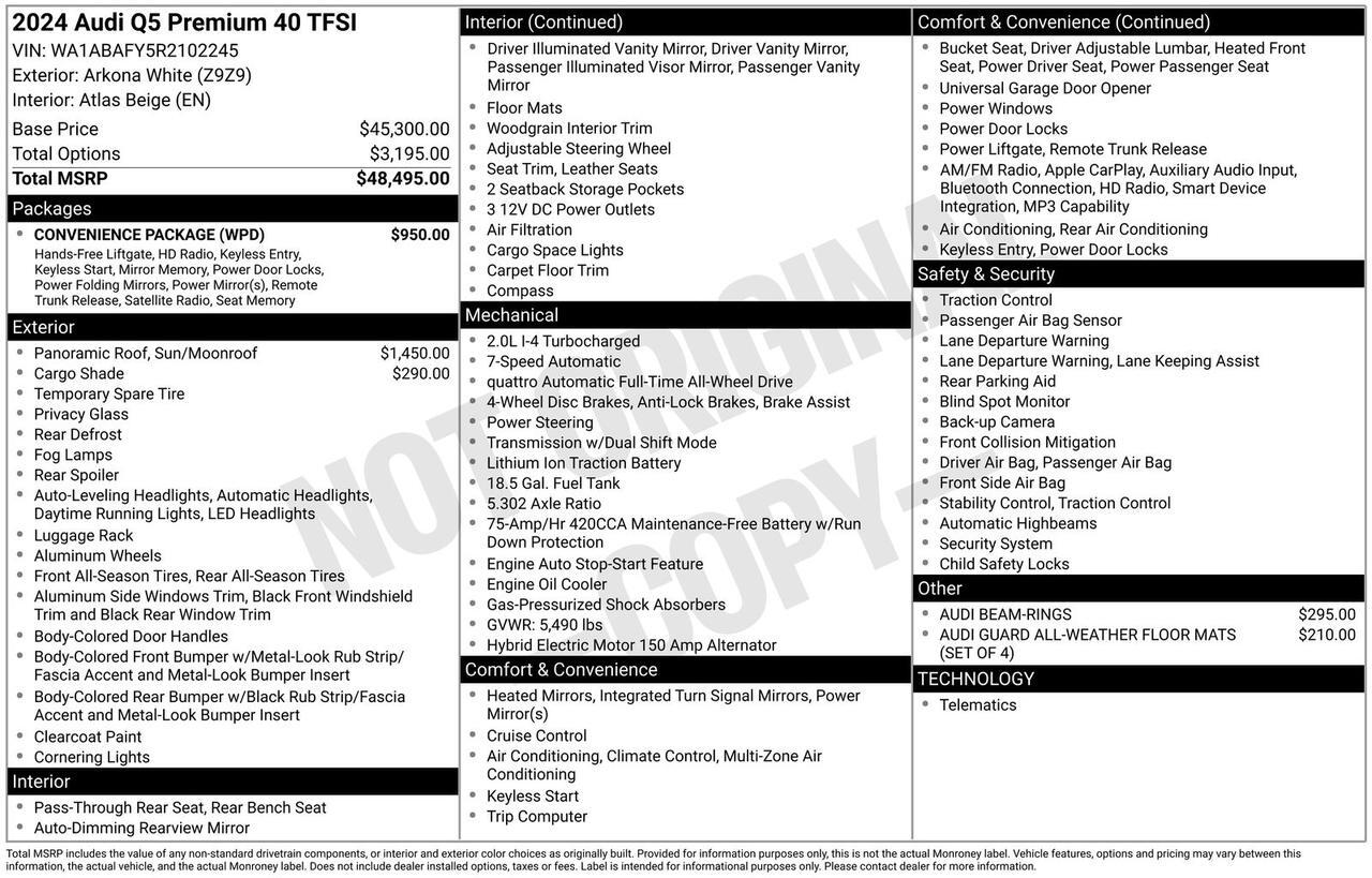 2024 Audi Q5 40 Premium Oak Ridge TN
