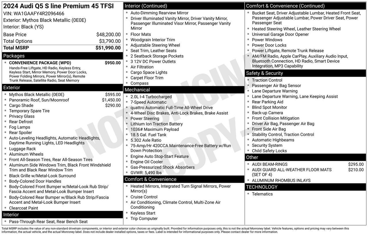 2024 Audi Q5 45 S line Premium Oak Ridge TN