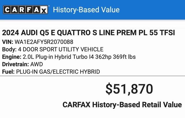 2024 Audi Q5 e 55 Premium Plus Quincy MA