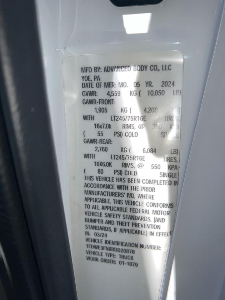 2024 Ford E-350SD Base Richmond VA