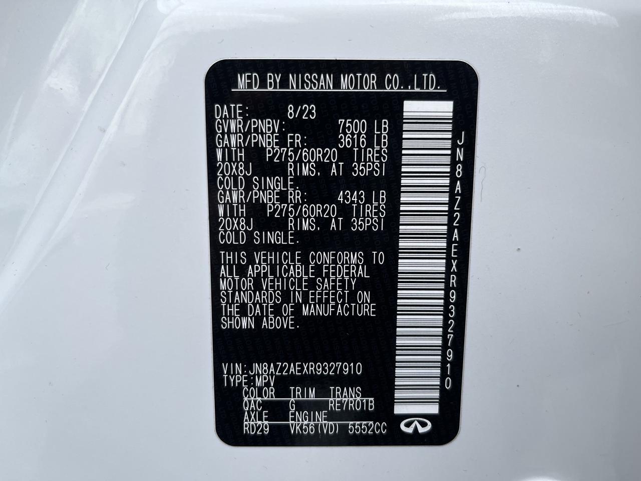 2024 INFINITI QX80 LUXE Glen Burnie MD