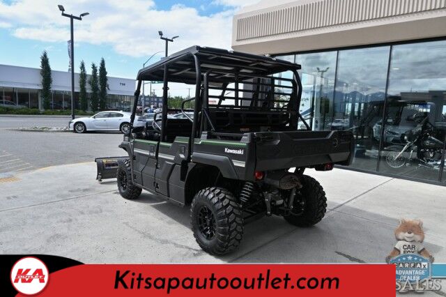 2024 Kawasaki MULE PRO-FIT 1000CC LE / 4X4 / Seats 6 / TRANS CAB SYSTEM Extendable Bed / Open Trails Plow System / Full Windshield / Roof / WARN VRX Winch / Tow Pkg / PAYLOAD: 1,574LBS / Tow Capacity: 2,000LBS Banglore