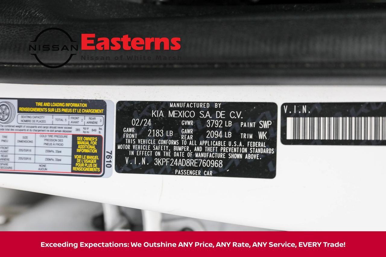 2024 Kia Forte LXS White Marsh MD