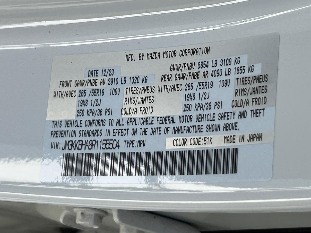 2024 MAZDA CX-90 PHEV Preferred Hagerstown MD