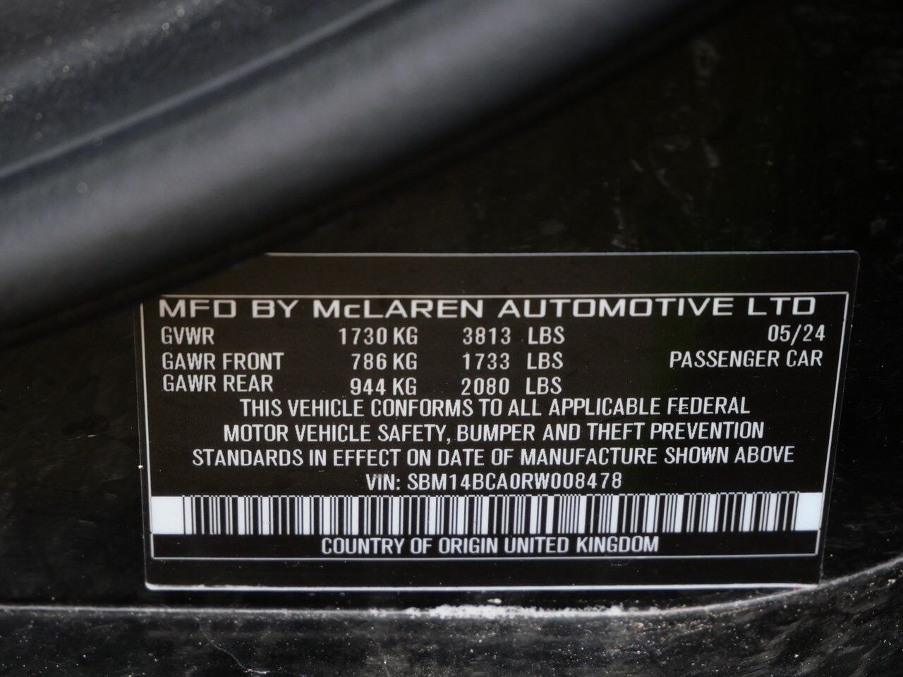 2024 McLaren 750S Lawrence KS