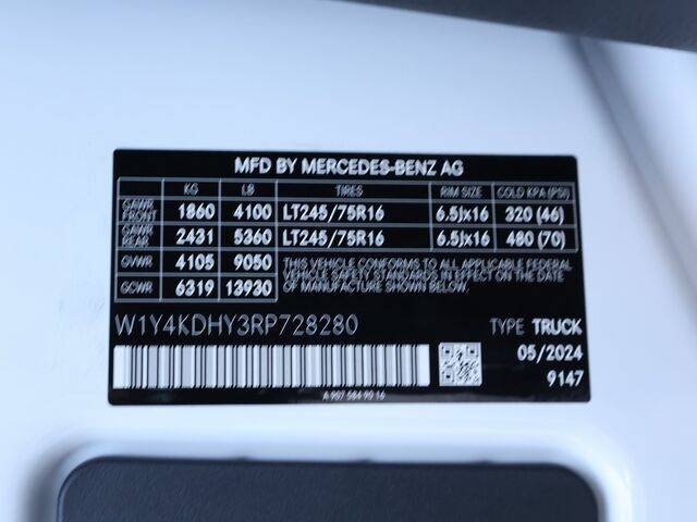 2024 Mercedes-Benz Sprinter 2500 Cargo 170 WB Merriam KS