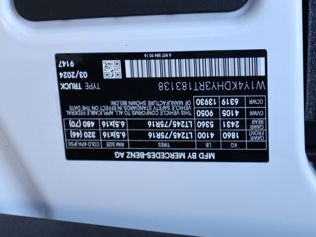 2024 Mercedes-Benz Sprinter 2500 Cargo 170 WB Merriam KS