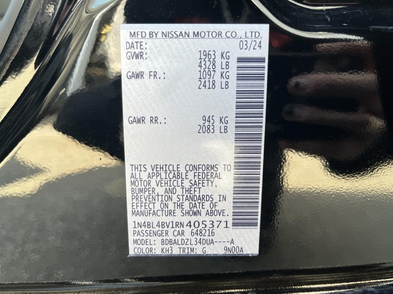 2024 Nissan Altima 2.5 S Glen Burnie MD