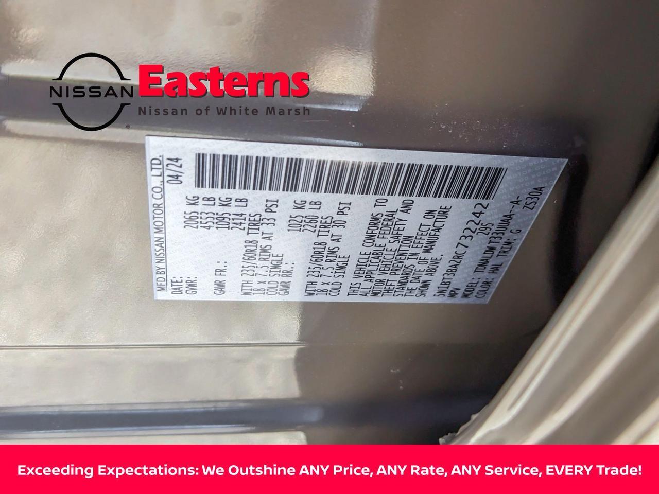 2024 Nissan Rogue SV White Marsh MD