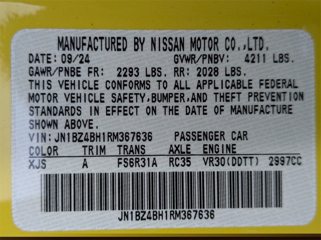 2024 Nissan Z Performance Kennesaw GA