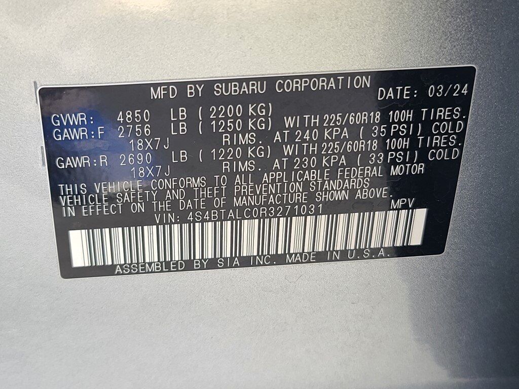 2024 Subaru Outback Onyx Edition Springfield VA