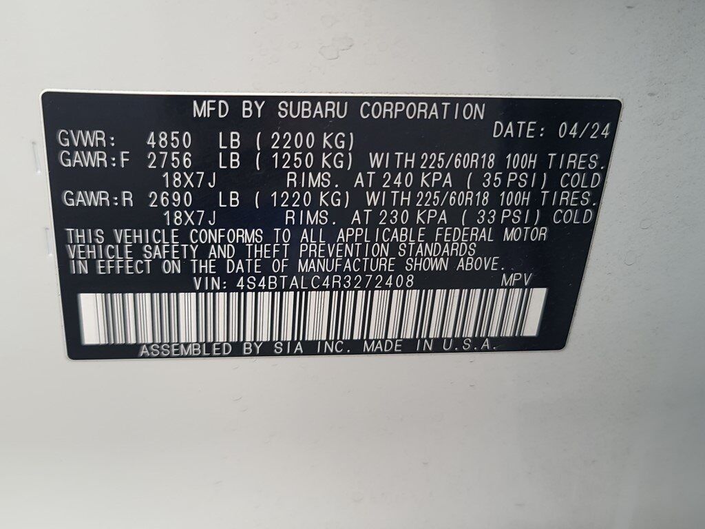 2024 Subaru Outback Onyx Edition Springfield VA