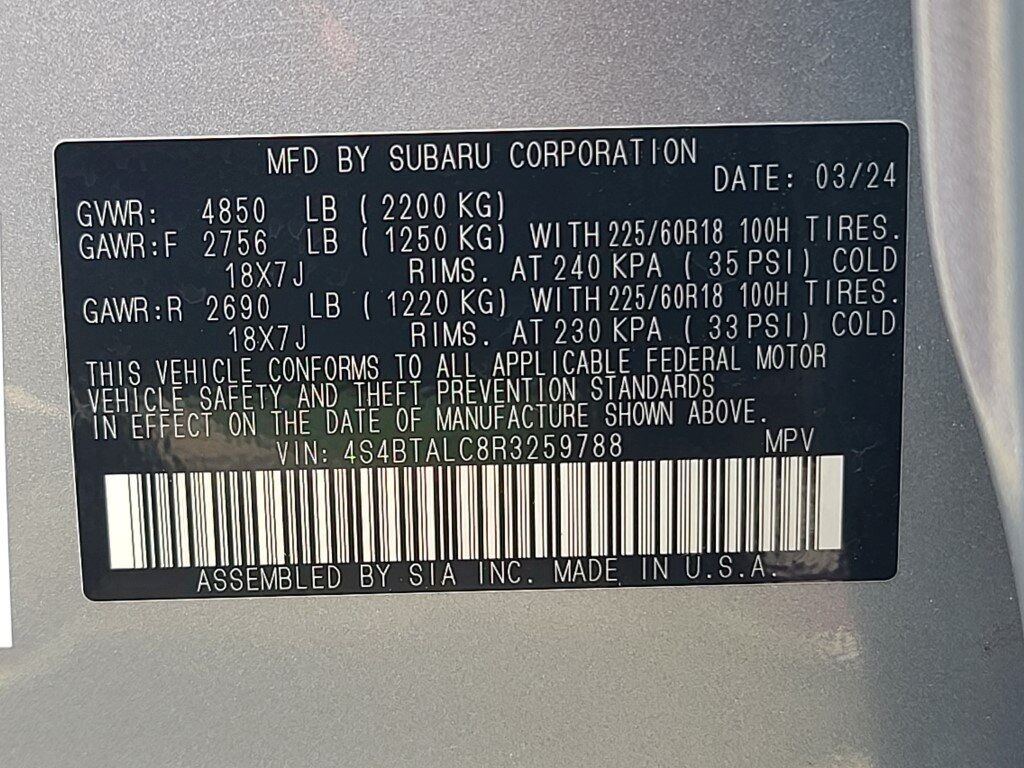 2024 Subaru Outback Onyx Edition Springfield VA