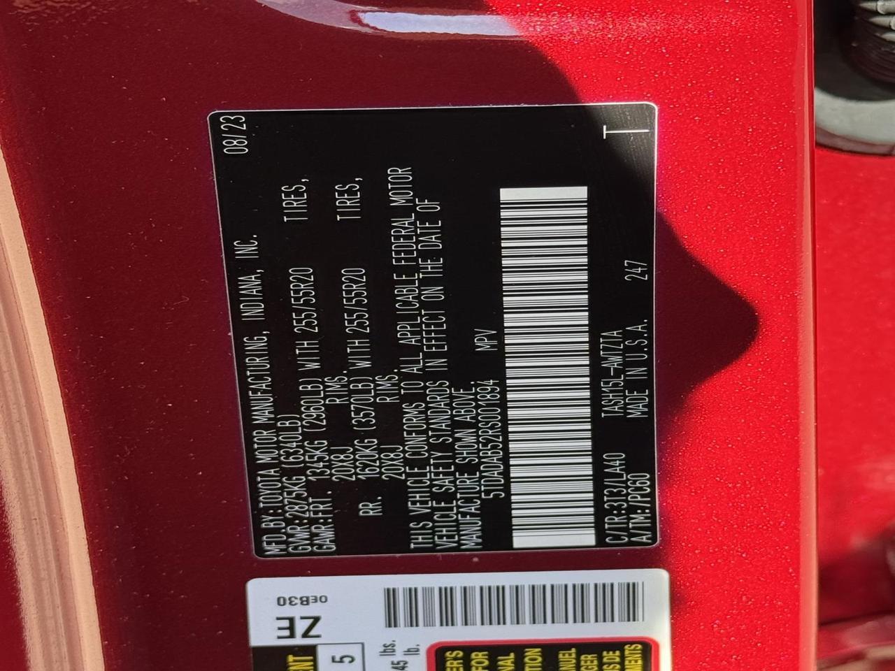 2024 Toyota Grand Highlander Hybrid MAX Platinum Fredericksburg VA