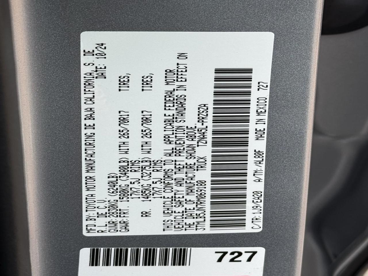 2024 Toyota Tacoma TRD Off-Road Fredericksburg VA