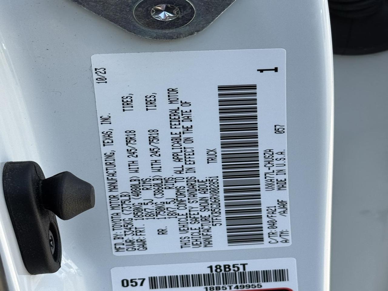 2024 Toyota Tundra SR Fredericksburg VA