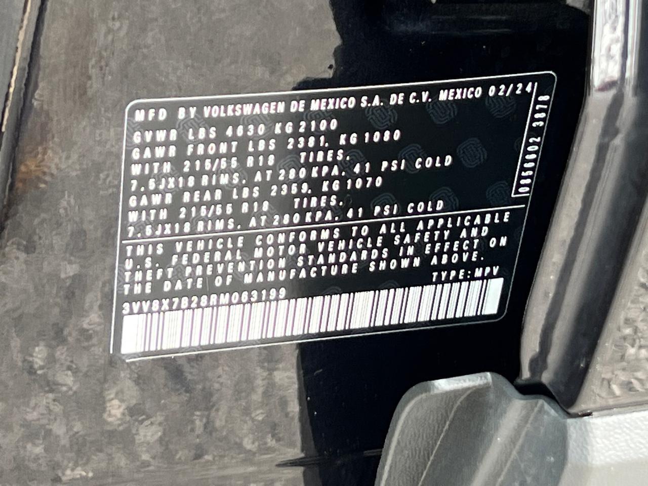 2024 Volkswagen Taos 1.5T S Hagerstown MD