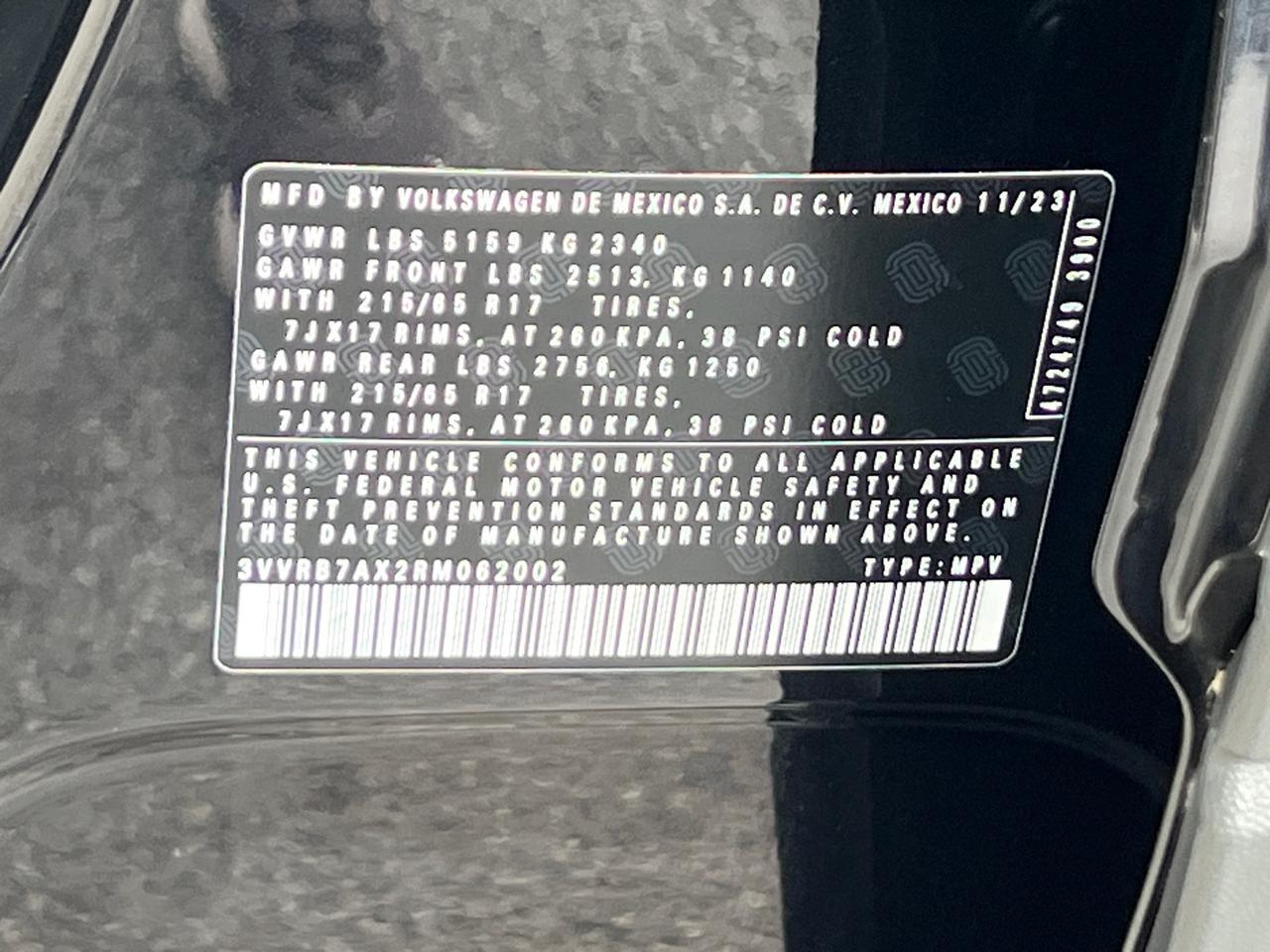 2024 Volkswagen Tiguan 2.0T S Hagerstown MD