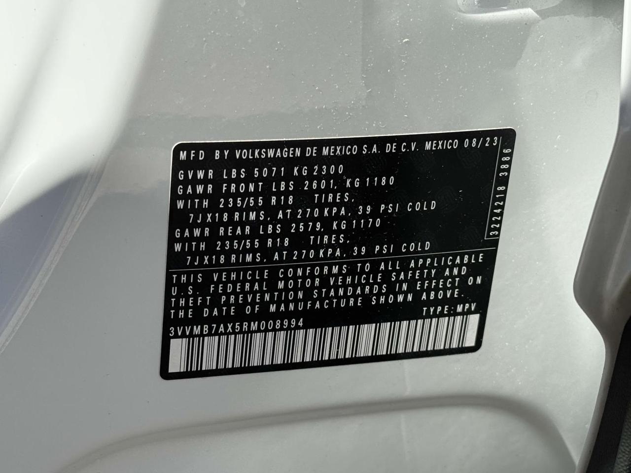 2024 Volkswagen Tiguan 2.0T SE Fredericksburg VA