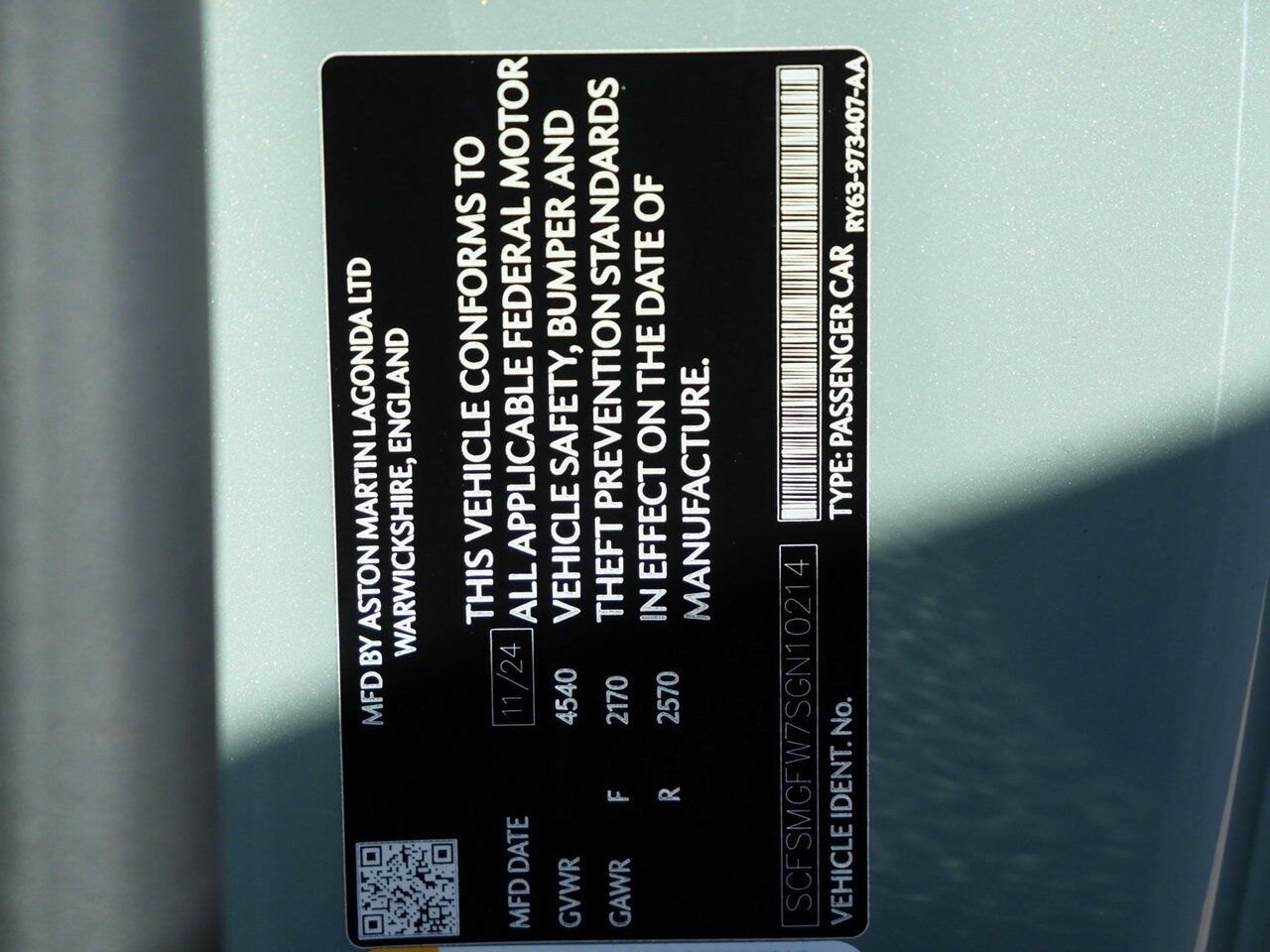 2025 Aston Martin Vantage Lawrence KS