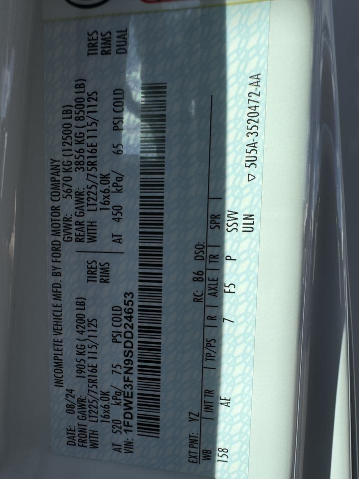 2025 Ford E-350SD Base Richmond VA