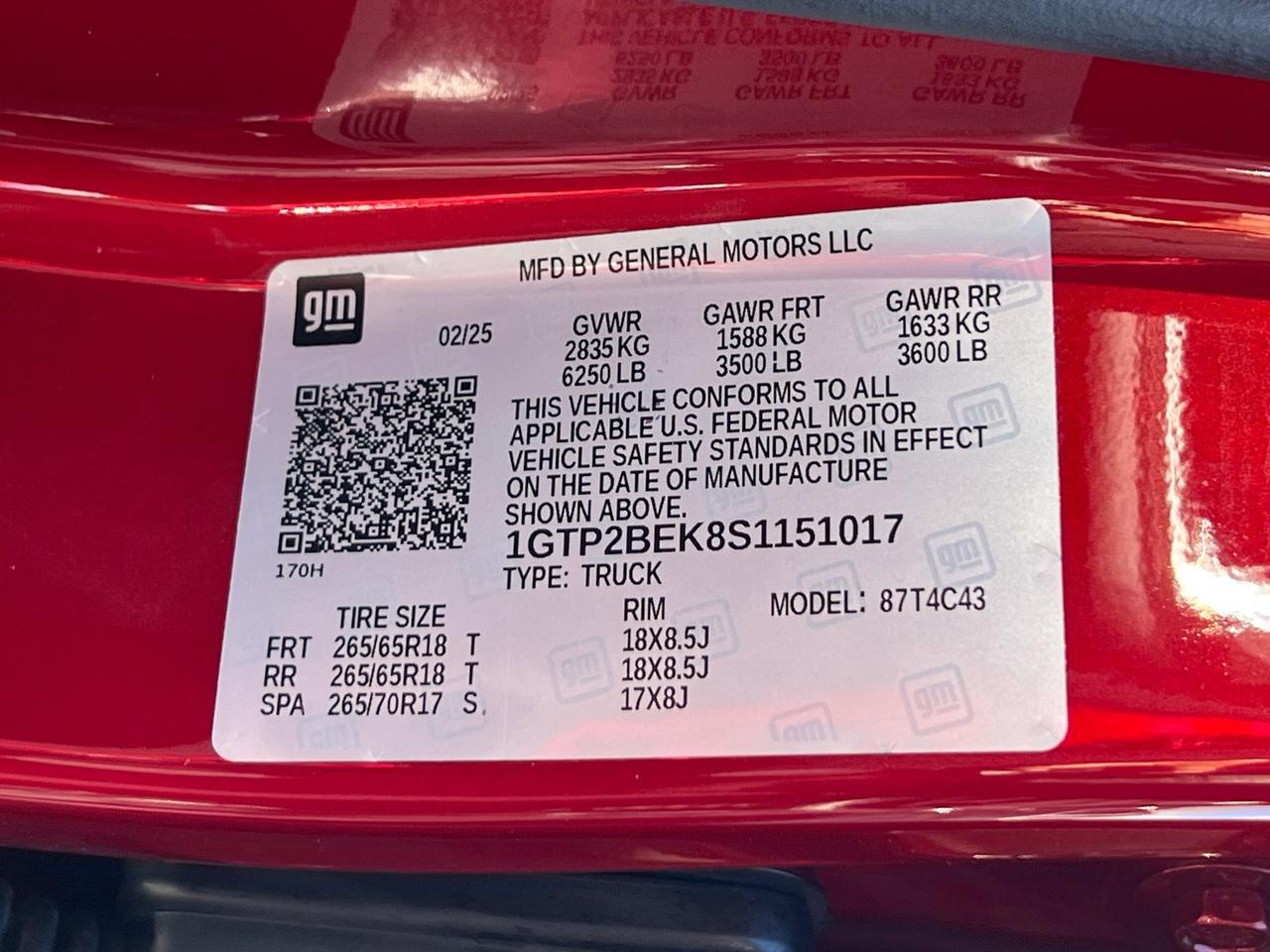 2025 GMC Canyon Elevation Hagerstown MD