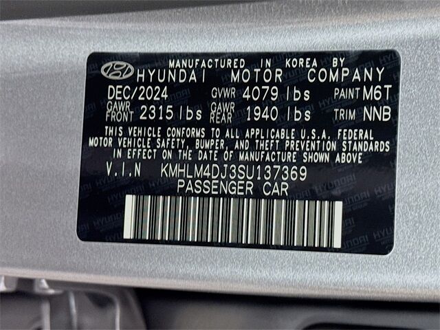 2025 Hyundai Elantra Hybrid Blue Quincy MA
