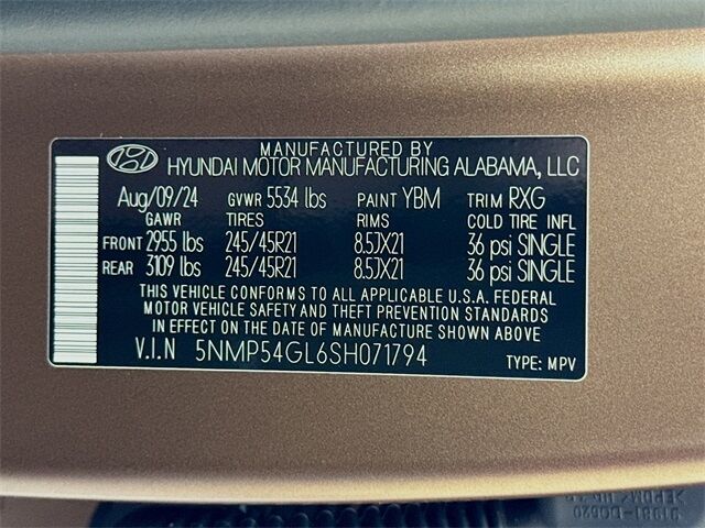 2025 Hyundai Santa Fe Calligraphy Quincy MA