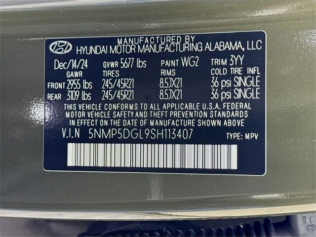 2025 Hyundai Santa Fe Calligraphy Quincy MA