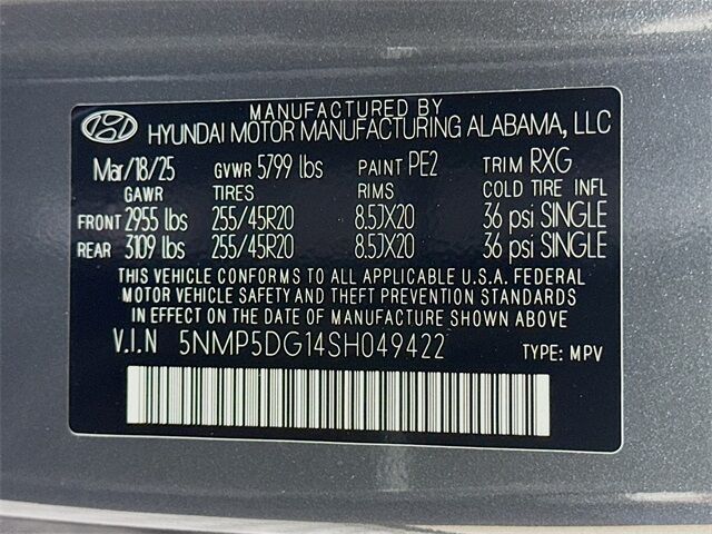 2025 Hyundai Santa Fe Hybrid Calligraphy Quincy MA