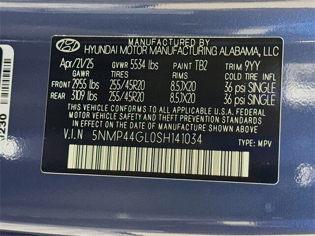 2025 Hyundai Santa Fe Limited Quincy MA