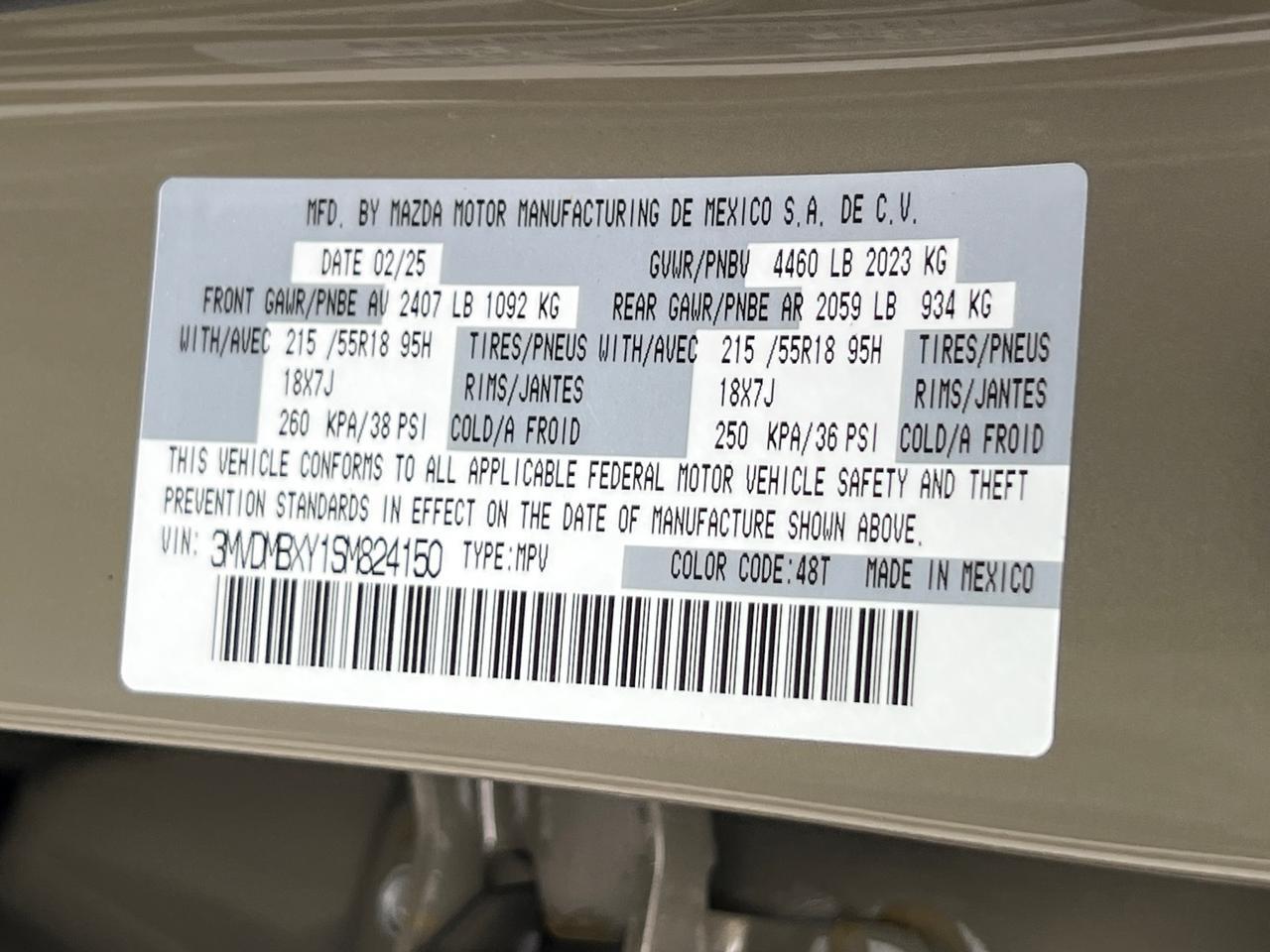 2025 MAZDA CX-30 2.5 Carbon Turbo Hagerstown MD