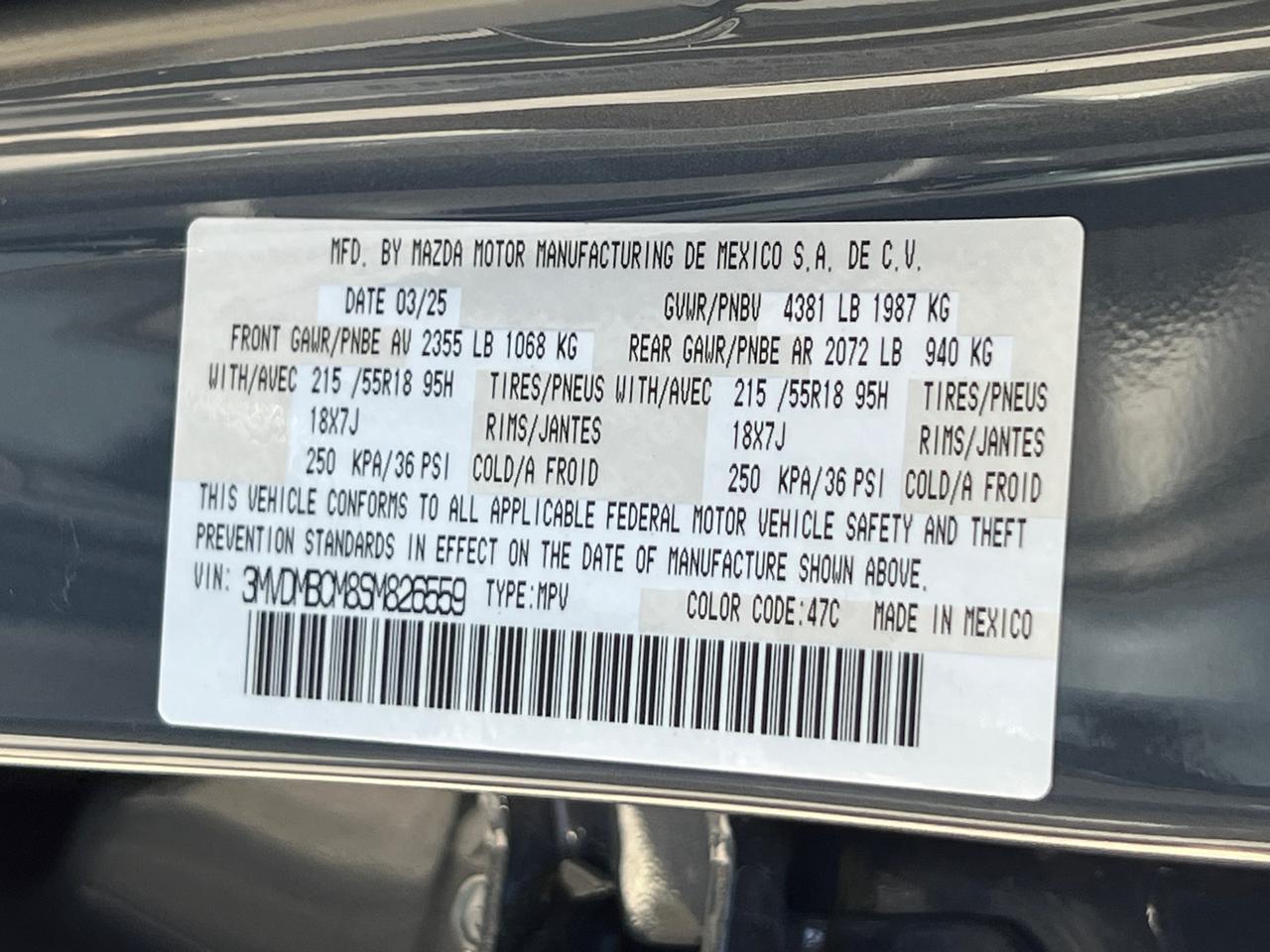 2025 MAZDA CX-30 2.5 S Carbon Edition Hagerstown MD