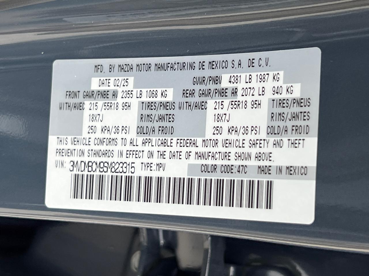 2025 MAZDA CX-30 2.5 S Carbon Edition Hagerstown MD